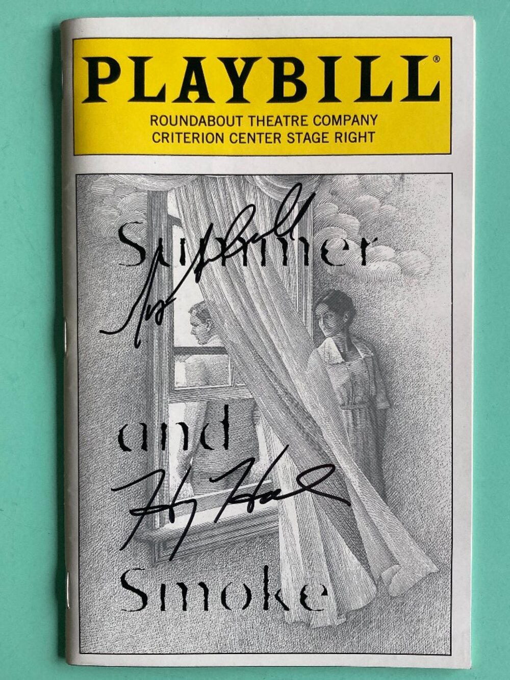 Harry Hamlin Mary McDonnell Signed Playbill Summer and Smoke ROUNDABOUT THEATRE